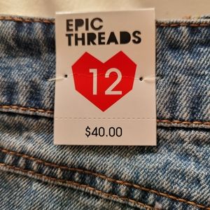 Girls size 12 Epic Threads denim / Jean shorts